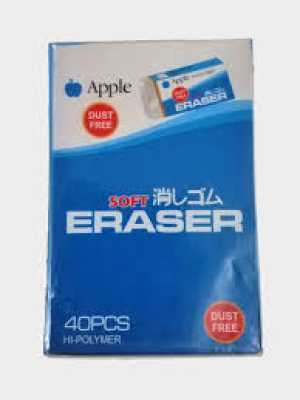 Apple Dust Free Eraser Set (1ps)